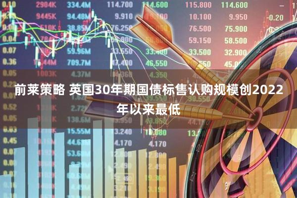 前莱策略 英国30年期国债标售认购规模创2022年以来最低