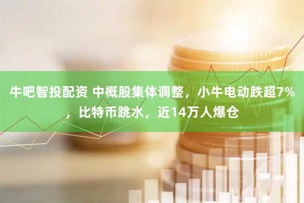 牛吧智投配资 中概股集体调整，小牛电动跌超7%，比特币跳水，近14万人爆仓